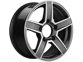 Khomen Wheels KHW1614 (Lada Niva 4х4) 6.5x16 5x139.7 ET40 98.5 Gray-FP